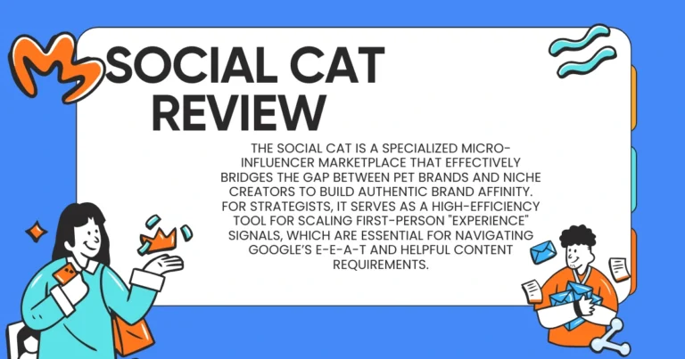 The Social Cat website interface showing a micro-influencer marketplace for pet owners and brands to collaborate on campaigns.