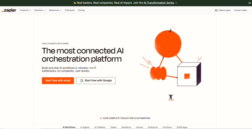 Zapier UI Screenshot