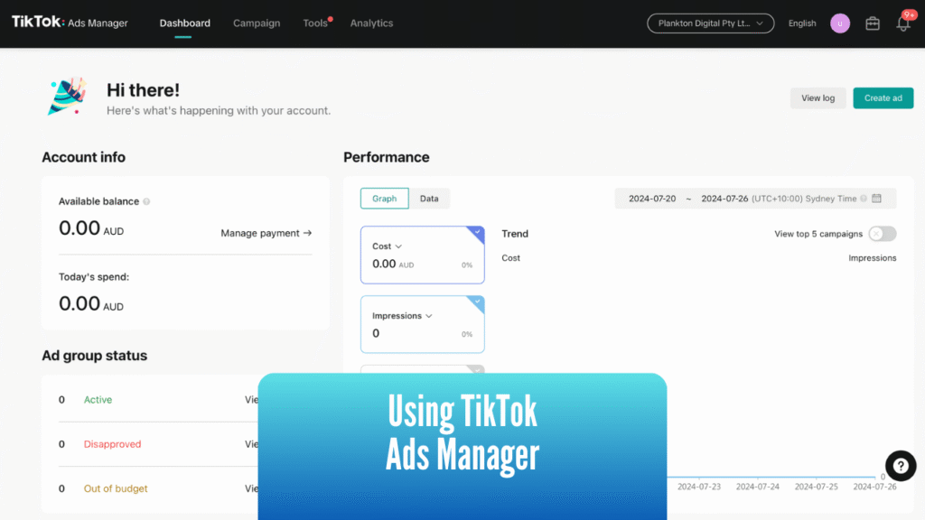 TikTok Ads Manager