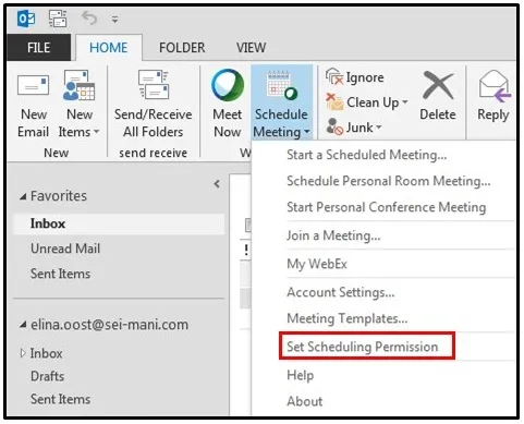 Create a Meeting on Behalf of Someone