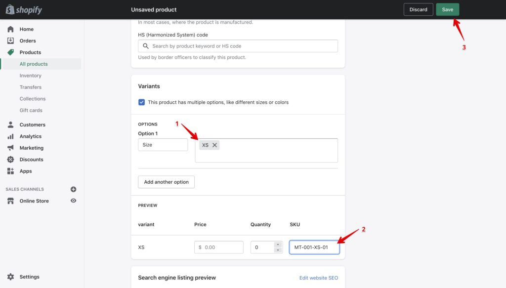 How SKUs Work in Shopify