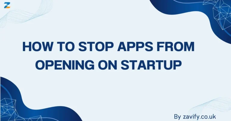 How to Stop Apps from Opening on Startup