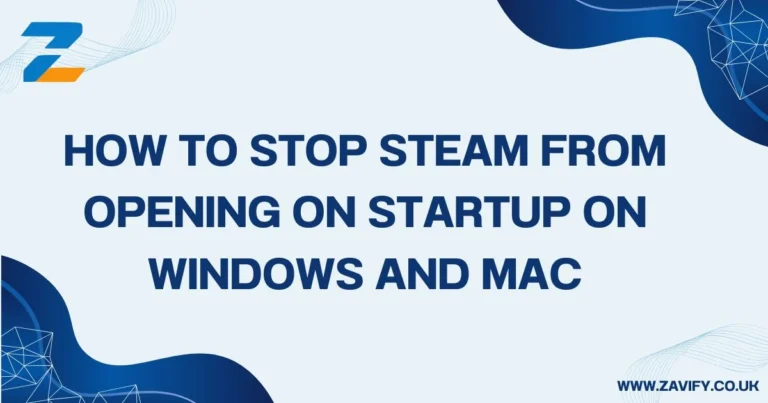 how to stop Steam from opening on startup