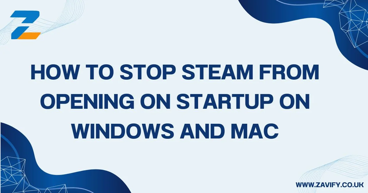 how to stop Steam from opening on startup