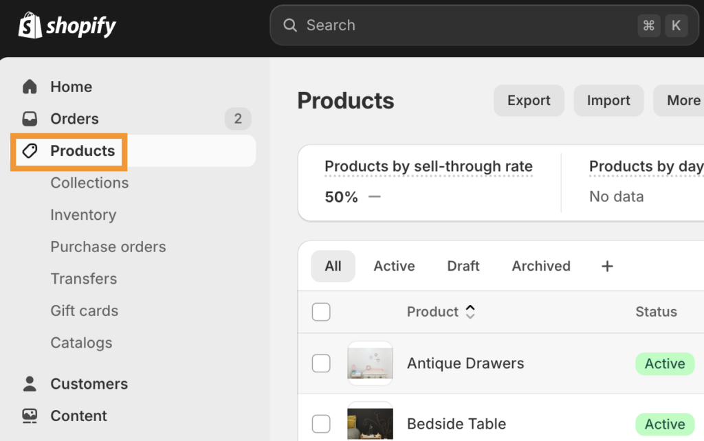 Bulk Edit Products in Shopify