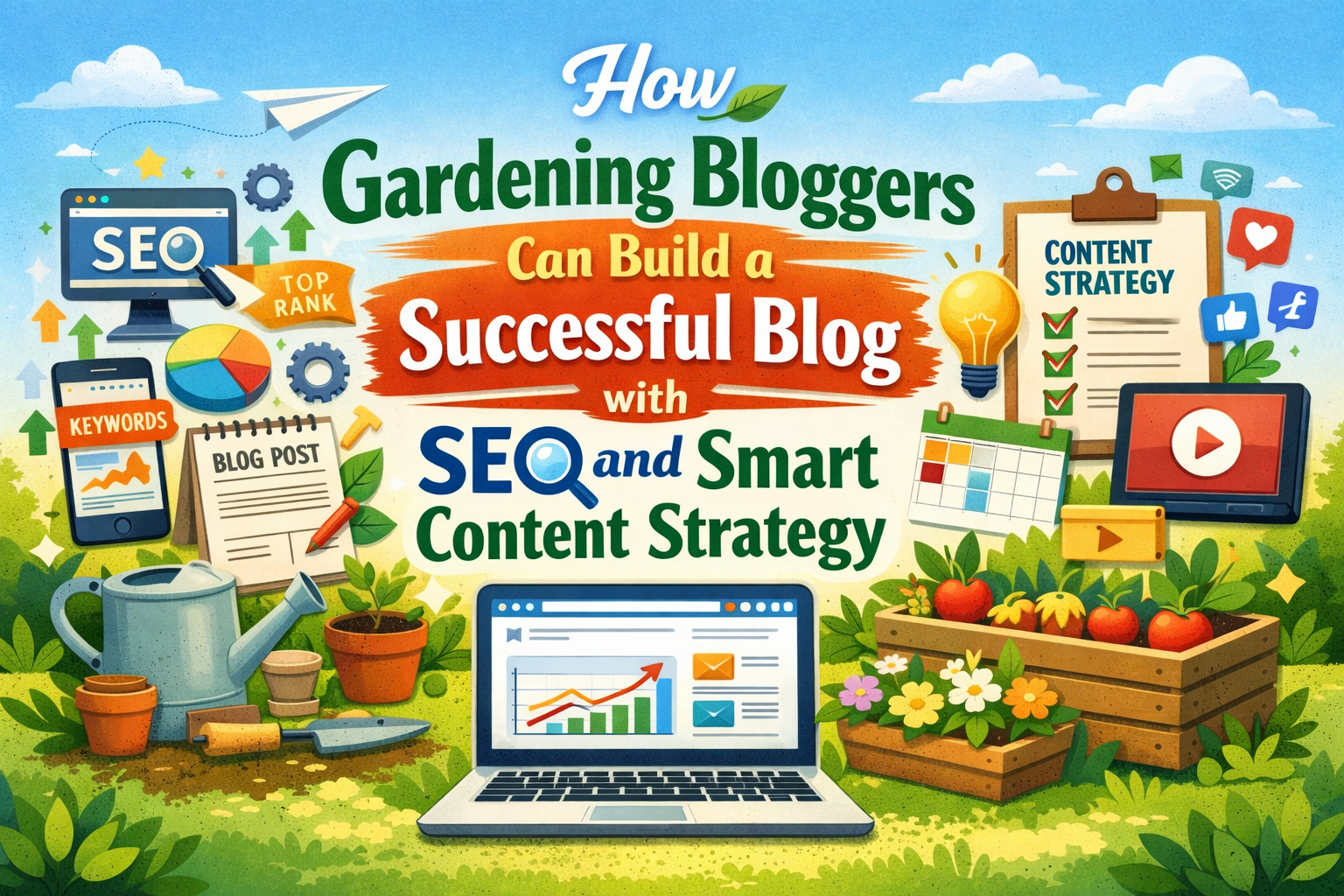 How Gardening Bloggers Can Build a Successful Blog with SEO and Smart Content Strategy