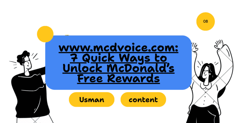 www.mcdvoice.com: 7 Quick Ways to Unlock McDonald’s Free Rewards