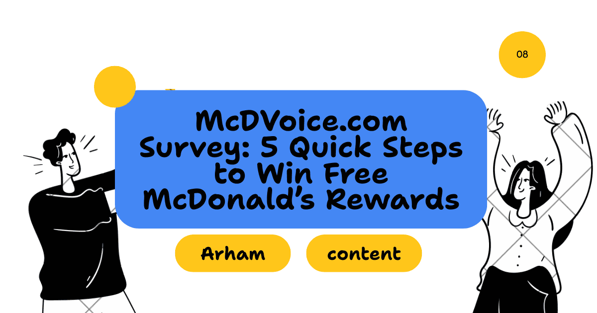 McDVoice.com Survey: 5 Quick Steps to Win Free McDonald’s Rewards