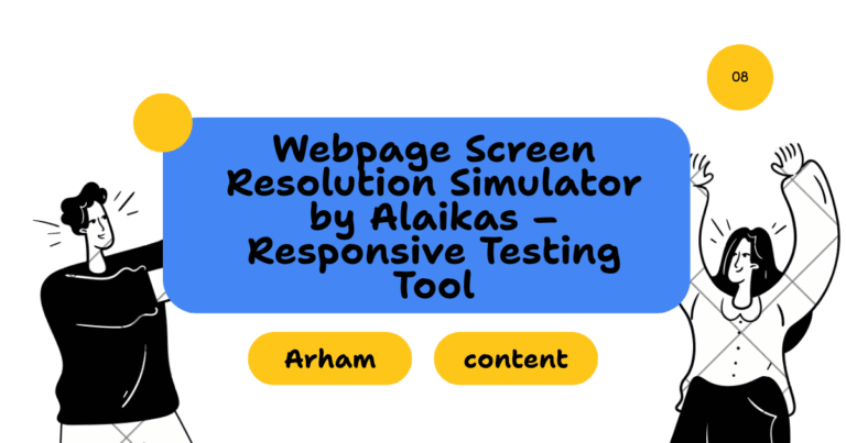 Webpage Screen Resolution Simulator by Alaikas – Responsive Testing Tool