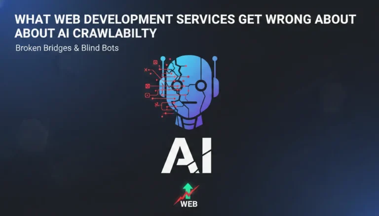 What Web Development Services Get Wrong About AI Crawlability