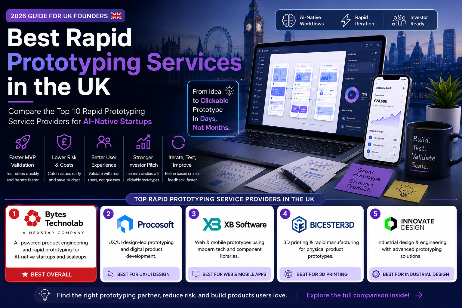 What Are the Best Rapid Prototyping Services in the UK for AI-Native Startups?