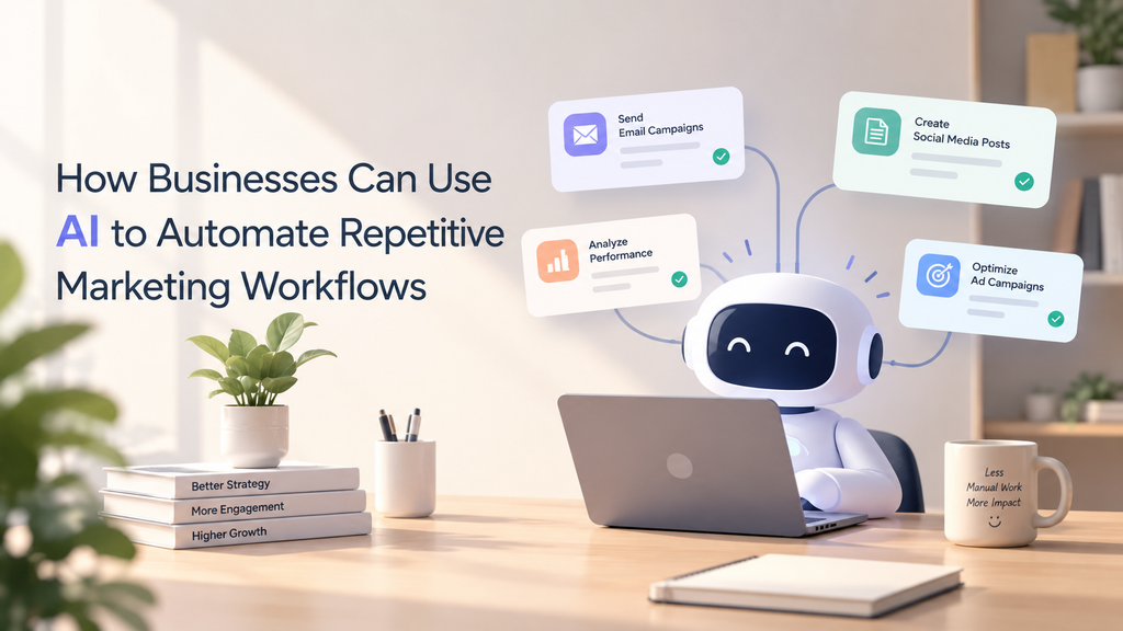 How Businesses Can Use AI to Automate Repetitive Marketing Workflows